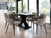 Stoel Jackson 108 (Zwart + Magic Velvet 2209)