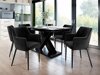 Stoel Jackson 108 (Zwart + Magic Velvet 2219)