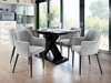 Stoel Jackson 108 (Zwart + Magic Velvet 2240)