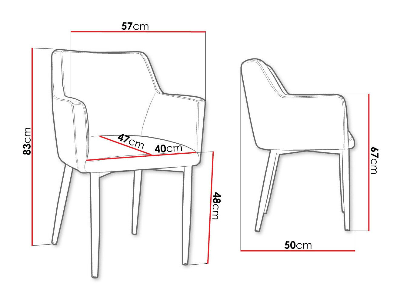 Stol Jackson 108 (Sort + Magic Velvet 2225)