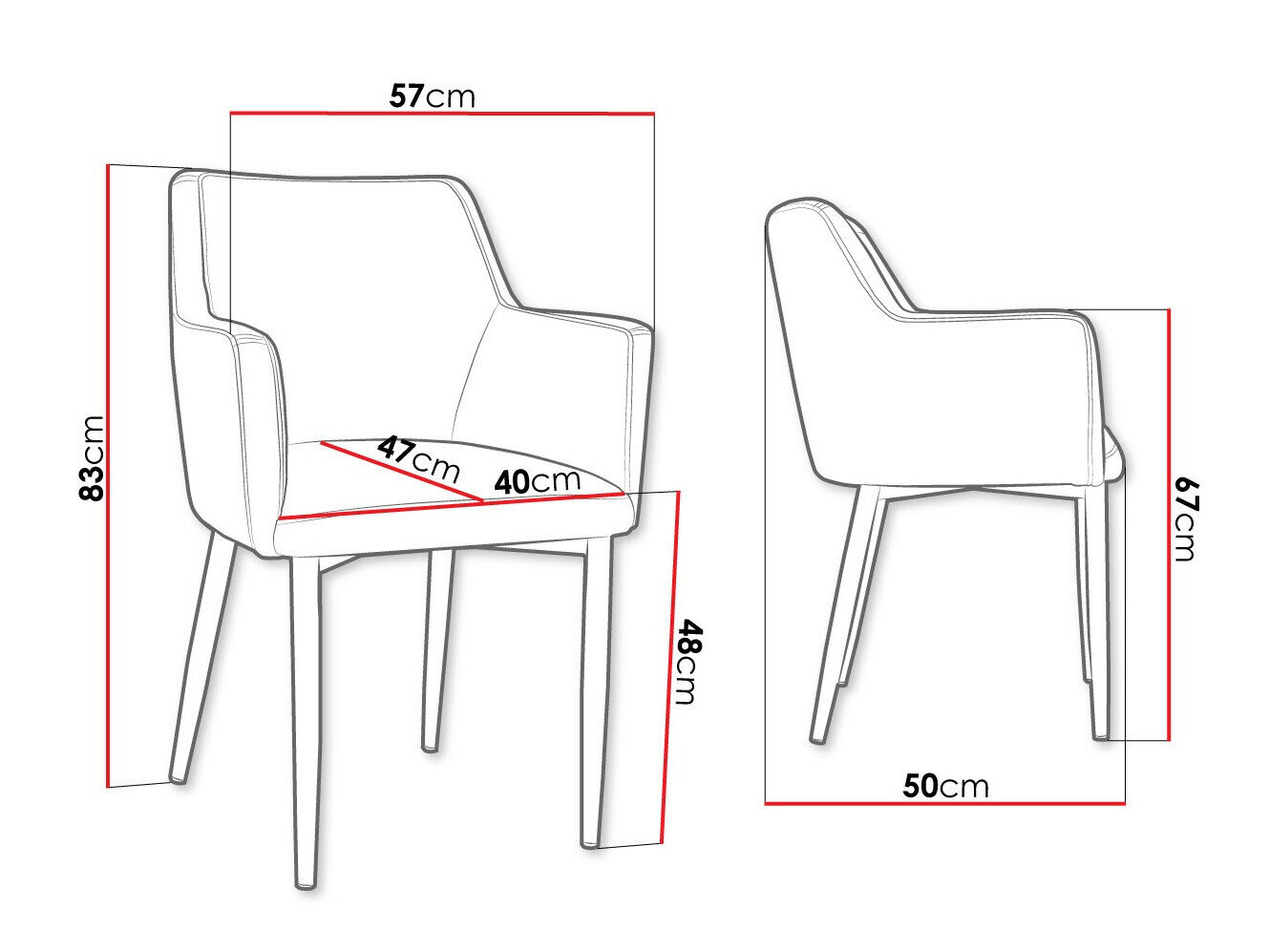 Stol Jackson 108 (Sort + Magic Velvet 2240)