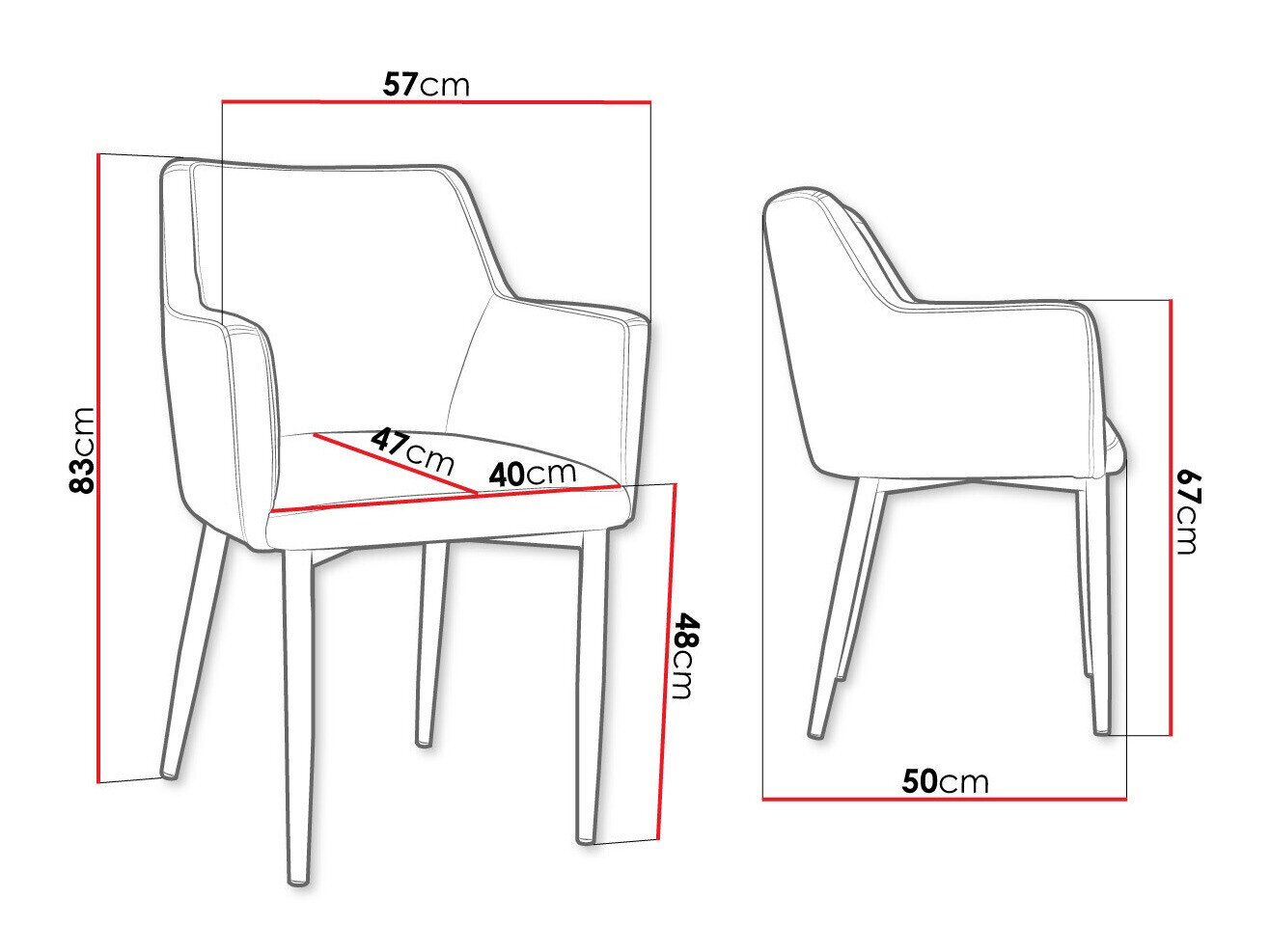 Stol Jackson 108 (Sort + Magic Velvet 2250)