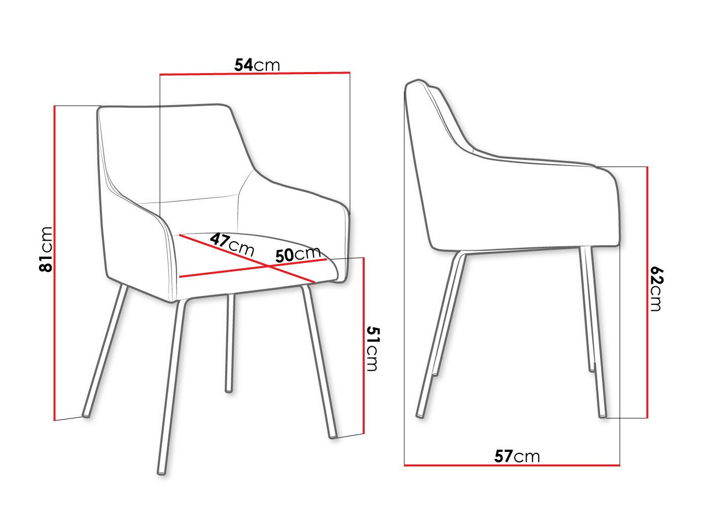 Stol Jackson 109 (Sort + Magic Velvet 2209)