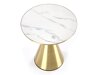 Salontafel Houston 1553 (Gouden + Wit marmer)