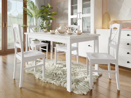 Eetkamerset Victorville 286 (Wit)