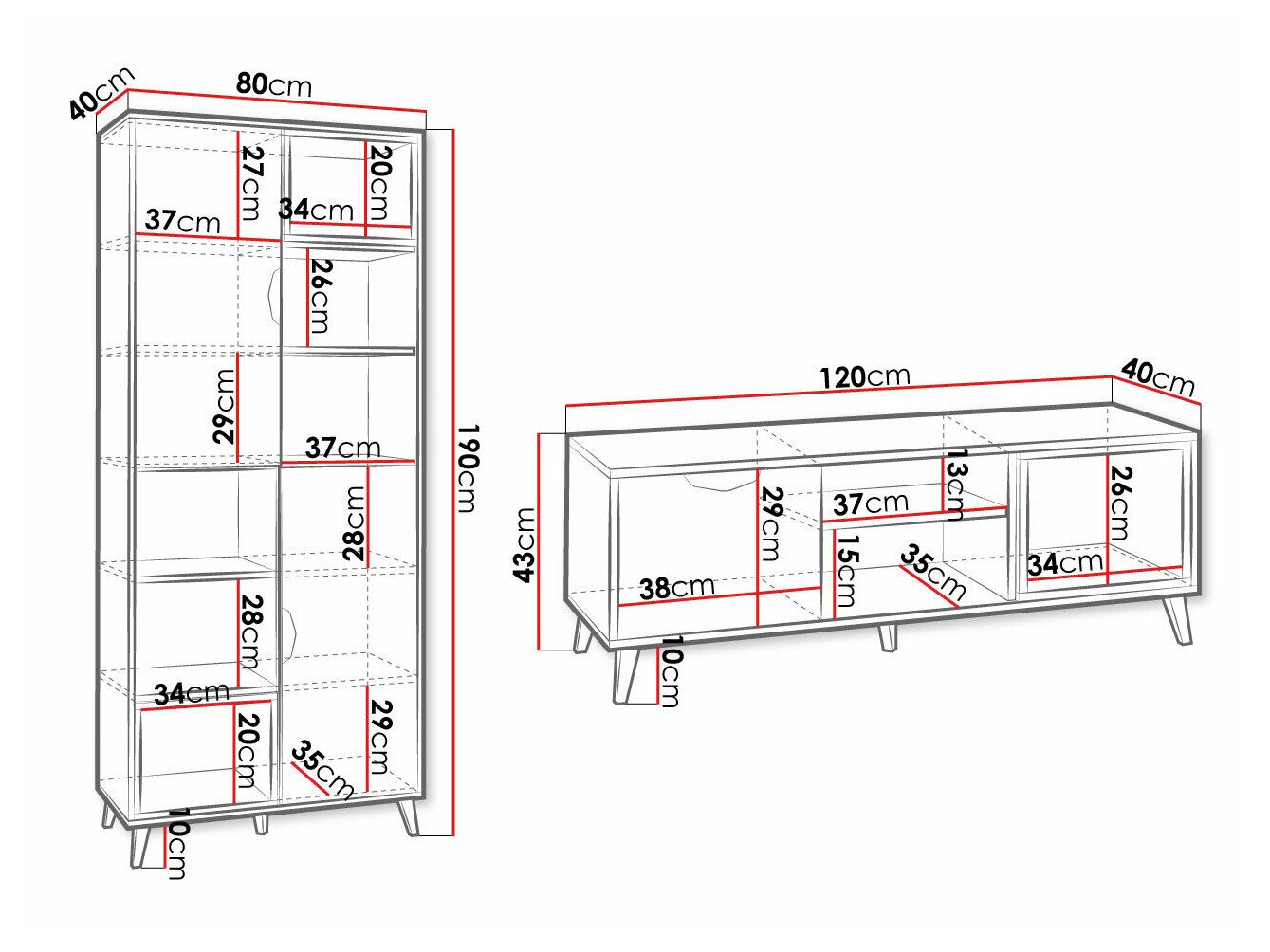 Børneværelsessæt Domvera 120