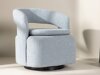 Fauteuil Dallas 3170 (Lichtblauw + Zwart)