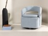 Fauteuil Dallas 3170 (Lichtblauw + Zwart)