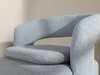 Fauteuil Dallas 3170 (Lichtblauw + Zwart)