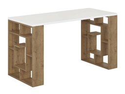 Íróasztal Kailua 813 (Fehér + Sötét tölgy)