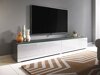 TV-meubel Scientia I (Matera grijs + Glanzend wit)