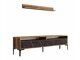 Set de living Kailua 857 (Nuc + Marmură neagră)
