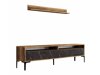 Set de living Kailua 857 (Nuc + Marmură neagră)