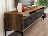 Set de living Kailua 857 (Nuc + Marmură neagră)