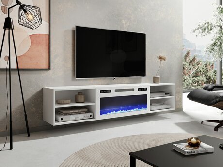 TV-állvány Charlotte 190 (Fehér)