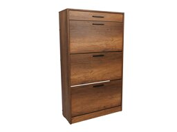 Cipőtároló Kailua 1033 (Fekete + Dió)