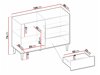 Kommode Comfivo Mavmono 100 (Sort)