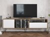 Comodă TV Kailua 1276 (Alb + Nuc)