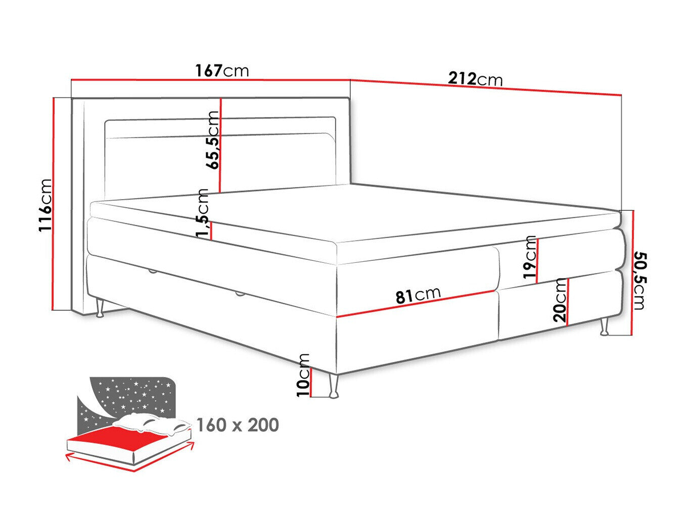 Kontinentalseng ComfiDream Celara (Fresh 01)