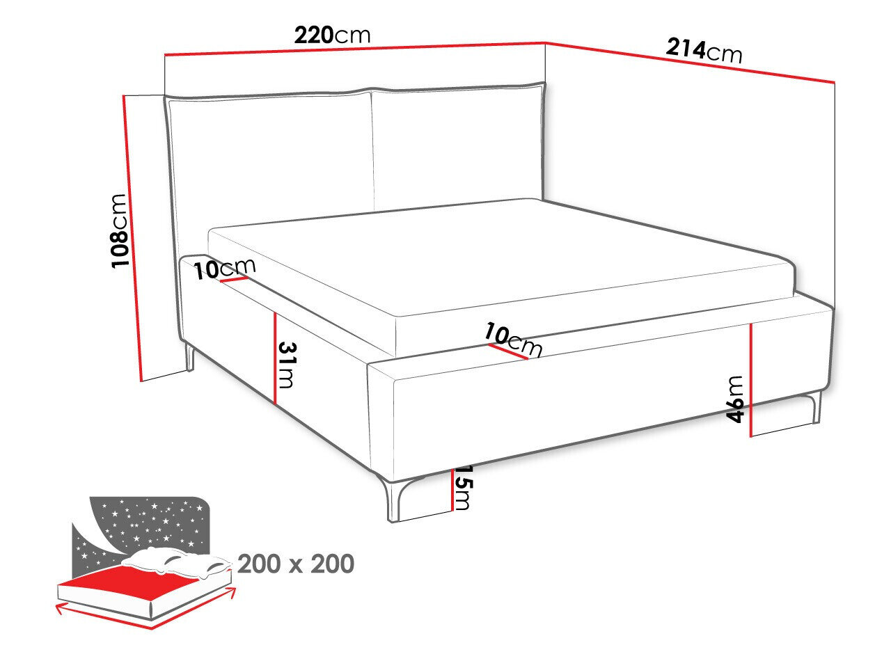 Bed Clovis 113 (Poso 14)