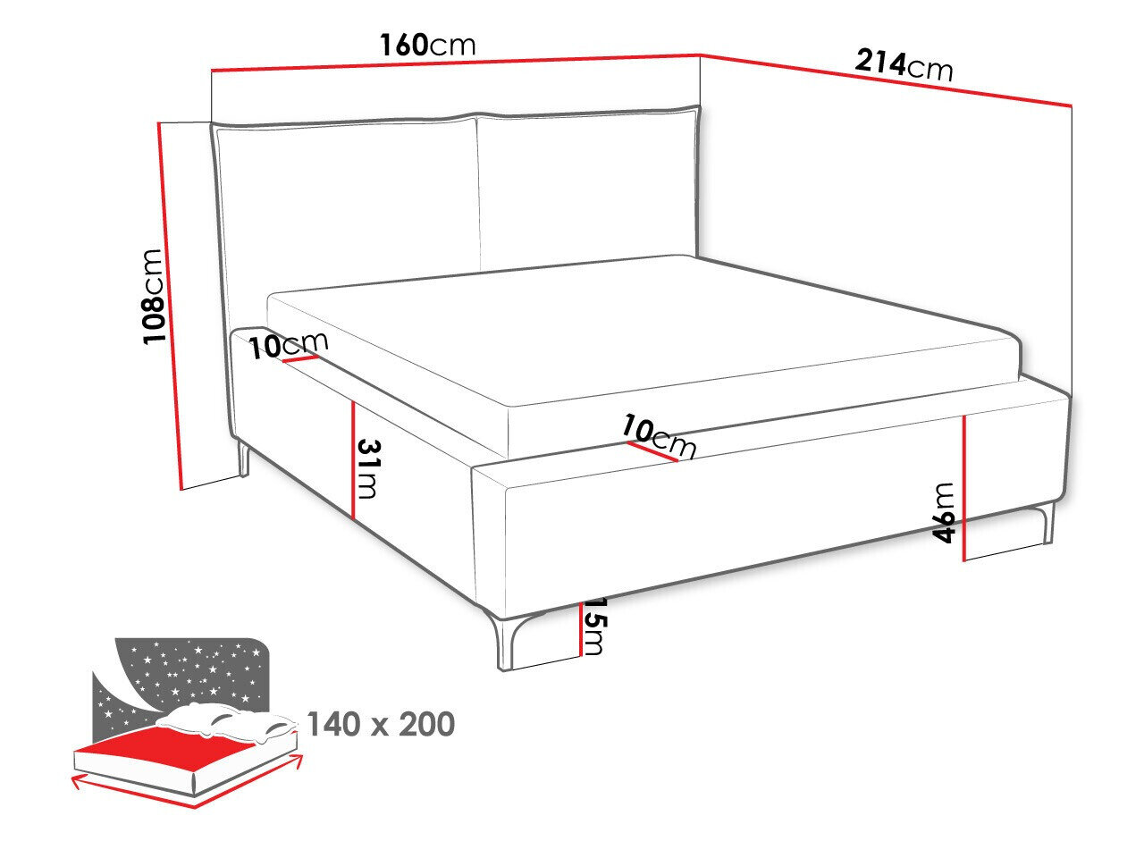 Bed Clovis 113 (Poso 27)