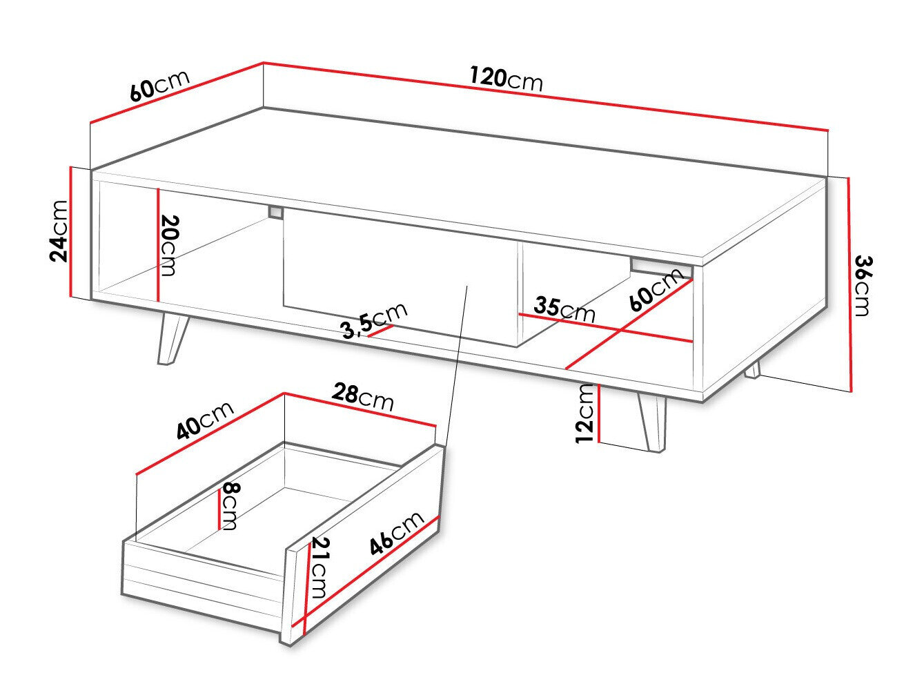 Sofabord Comfivo Romtori 104