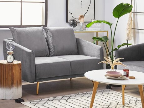 Sofa Berwyn 193 (Pilka + Auksinė)