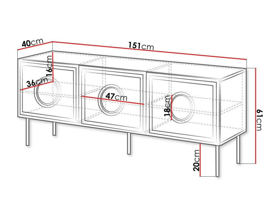 Meuble TV Domromi 101
