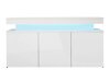 Dressoir Monfero (Wit + Glanzend wit)