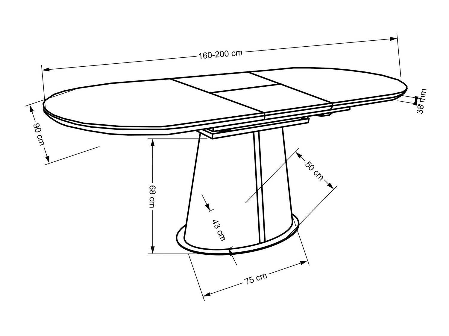 Spisestuesæt Houston 1577