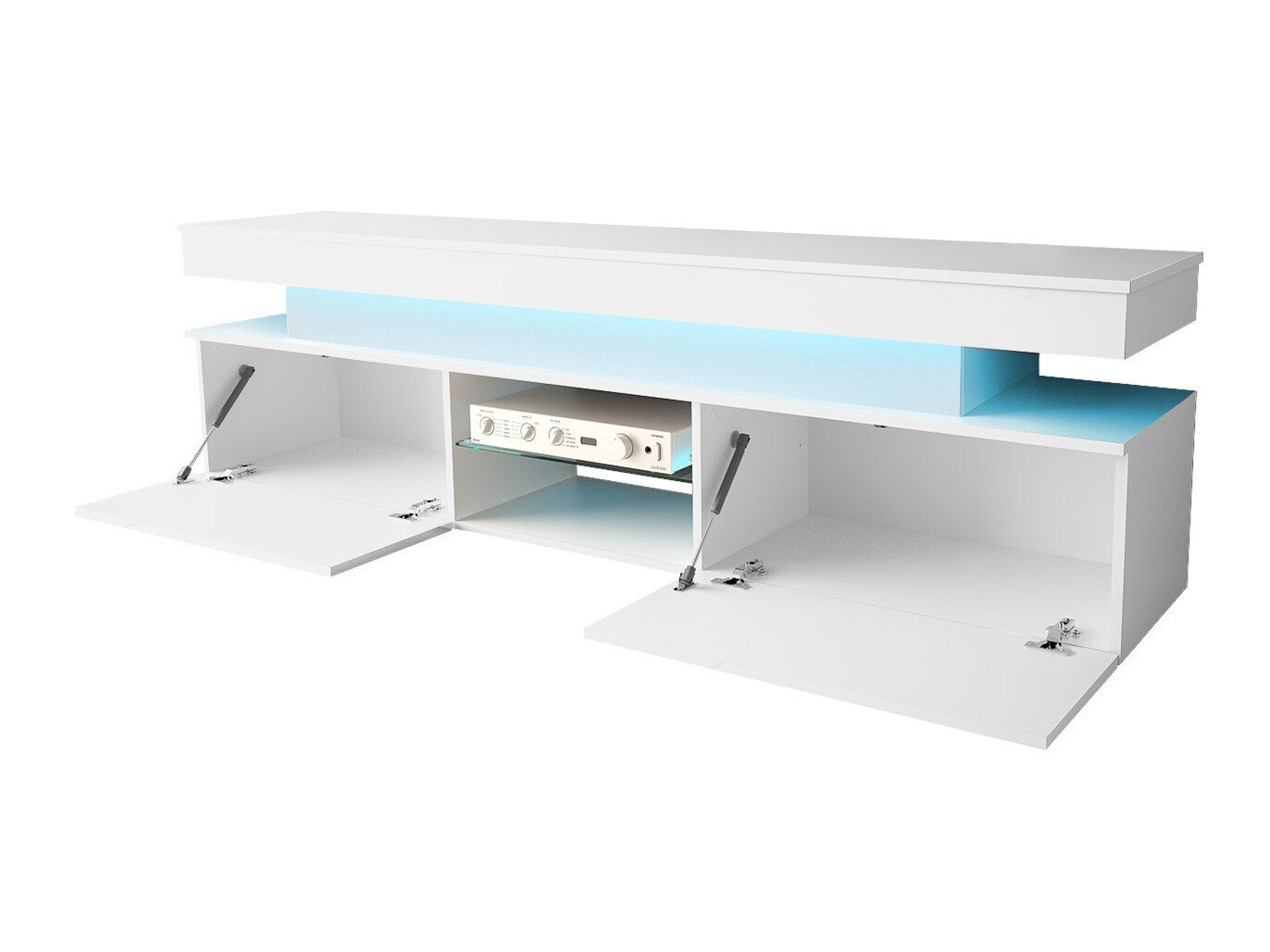 Stuemøbelsæt Monfero 105 (Sort + Blank sort)