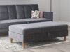 Kárpitozott pad Denton 1180 (Szürke)
