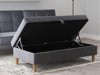 Kárpitozott pad Denton 1180 (Szürke)
