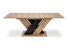 Tafel Houston 2091 (Wotan eik + Zwart)