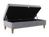 Tapecirana klupa Denton 1180 (Svijetlo siva)