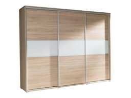Kledingkast Murrieta 132 (Sonoma eik + Wit)