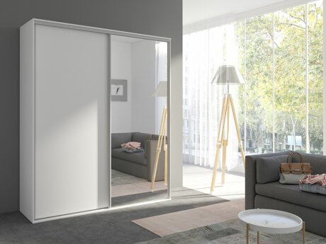 Riidekapp Murrieta 180 (Valge)