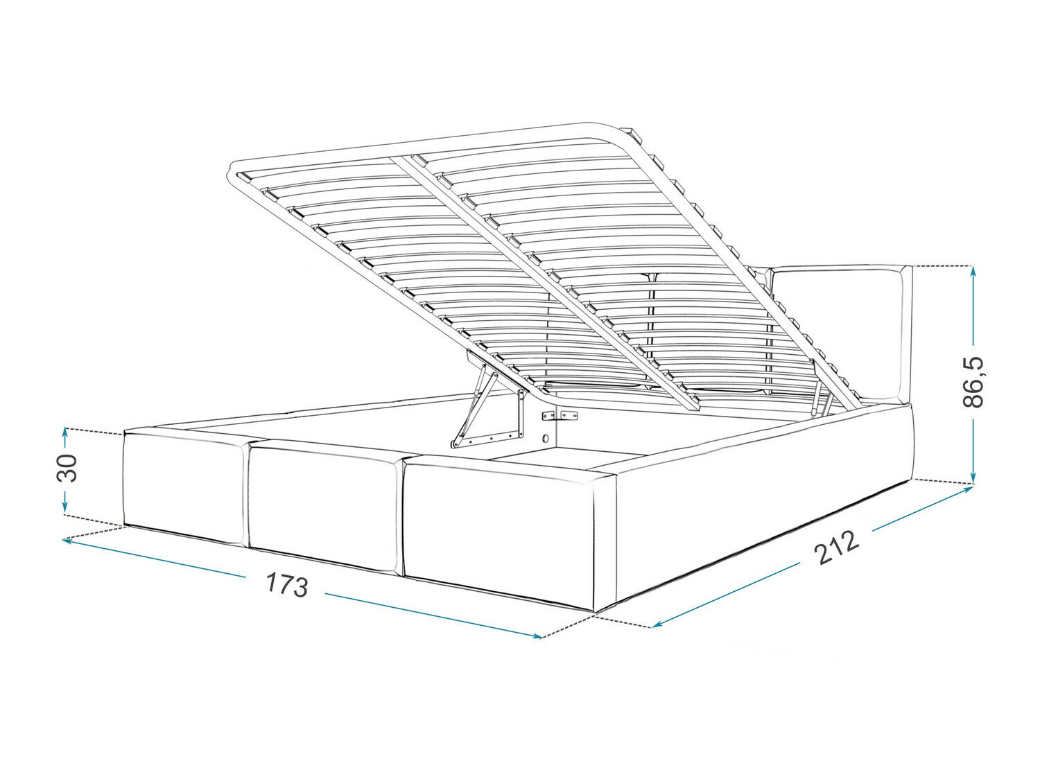 Bed Fairfield 109 (Bruin)