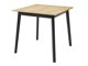 Tafel Edmond 109 (Ambachtelijke gouden eik + Zwart)