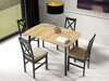 Tafel Edmond 110 (Ambachtelijke gouden eik + Zwart)