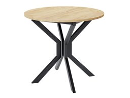 Tafel Edmond 111 (Ambachtelijke gouden eik + Zwart)