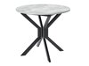 Tafel Edmond 111 (Grijs marmer + Zwart)