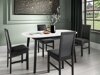 Table Edmond 114 (Blanc + Noir)