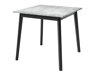 Spisestuesæt Edmond 116 (Grå marmor + Sort)