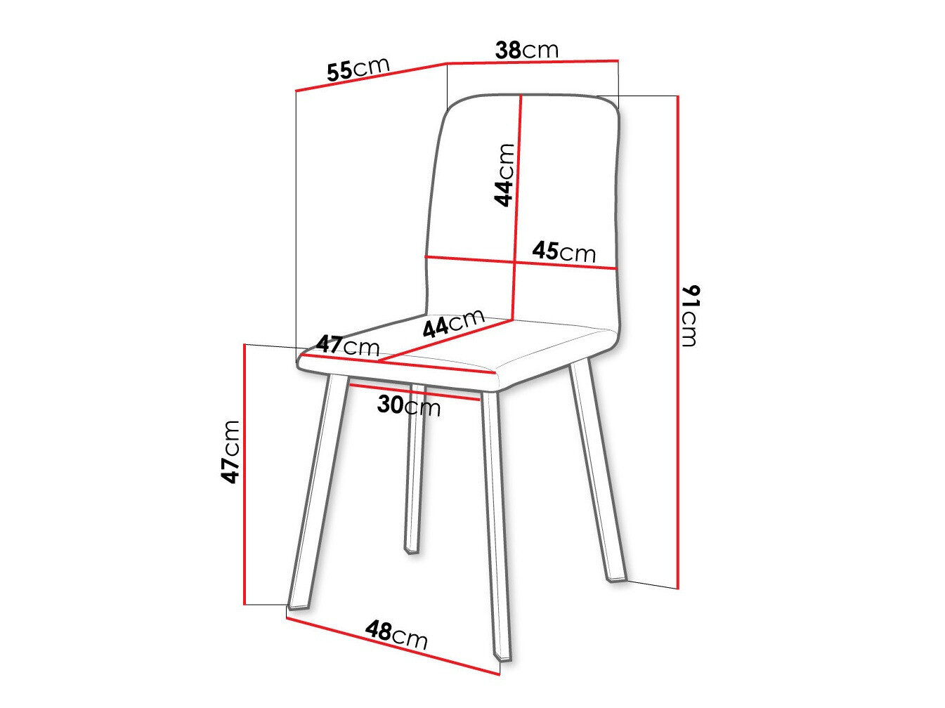 Stoel Edmond 115 (Amor Velvet 4311)