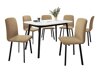 Eetkamerset Edmond 117 (Wit + Zwart)