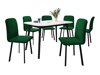 Eetkamerset Edmond 117 (Wit + Zwart)