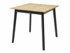 Set de mese Edmond 116 (Stejar Craft auriu + Negru)