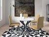 Eetkamerset Edmond 118 (Wit + Zwart)