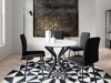 Eetkamerset Edmond 118 (Wit + Zwart)